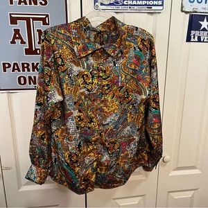 Lilli Ann Floral Print Blouse
